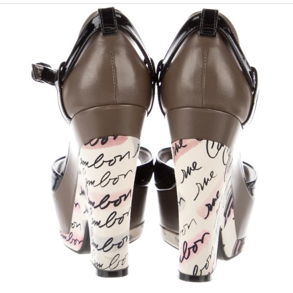 Rare CHANEL RUE CAMBON platform wedge sandals authentic heels NEW box 7 37 - Picture 4 of 8